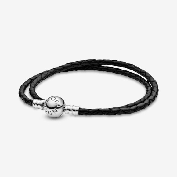 Pandora Jewelry - 🆕Moments Double Black Leather Bracelet